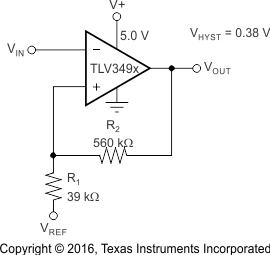 TLV3491 TLV3492 TLV3494 ai_add_hysteresis_bos262.gif