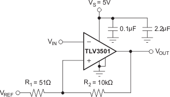 TLV3501 TLV3502 adding_hyst.gif