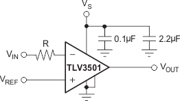 TLV3501 TLV3502 input_curr_prot_volt_exc_supply.gif