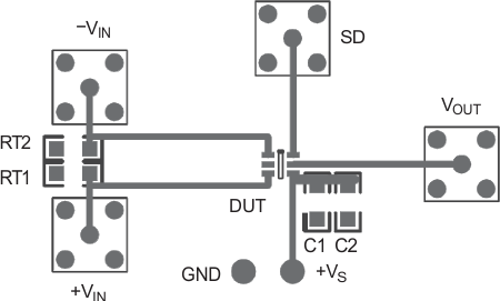 TLV3501 TLV3502 tlv3501d_sot23_samp_layout.gif