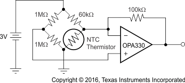 OPA330 OPA2330 OPA4330 ai_thermistor_msrmt_bos432.gif