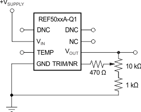 REF5020A-Q1 REF5025A-Q1 REF5030A-Q1 REF5040A-Q1 REF5045A-Q1 REF5050A-Q1 ai_vout_trim_bos456.gif