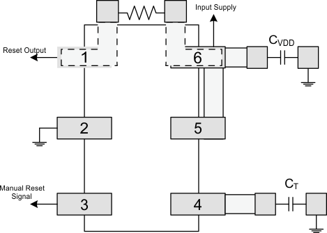 TPS3808G01-Q1 TPS3808G12-Q1 TPS3808G125-Q1 TPS3808G15-Q1 TPS3808G18-Q1 TPS3808G30-Q1 TPS3808G33-Q1 TPS3808G50-Q1 Layout_Example_sbvs085.gif