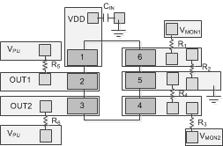 TLV4062 TLV4082 dbv_lay_sbvs273.gif