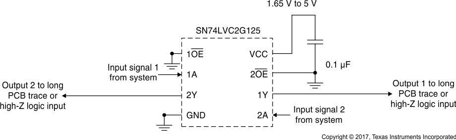 SN74LVC2G125 lvc2g125appschem.gif