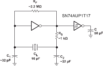 SN74AUP1T17 aup1t17_appschem.gif