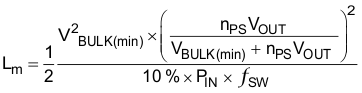 UCC2800-Q1 UCC2801-Q1 UCC2802-Q1 UCC2803-Q1 UCC2804-Q1 UCC2805-Q1 Equation_12_SLUS270E.gif