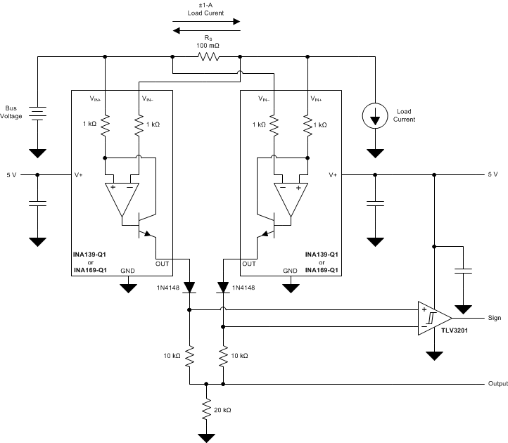 INA139-Q1 INA169-Q1 ai_bi_directional_load_current_sgls185.gif