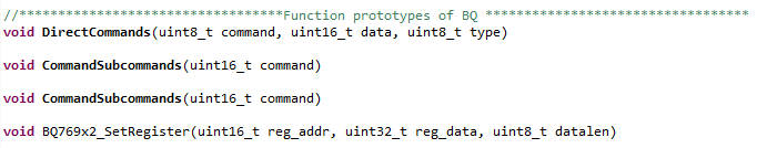  Basic Functions of
                    BQ769x2