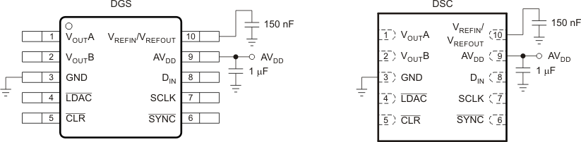 DAC7562 DAC7563 DAC8162 DAC8163 DAC8562 DAC8563 typ_conn_las719.gif