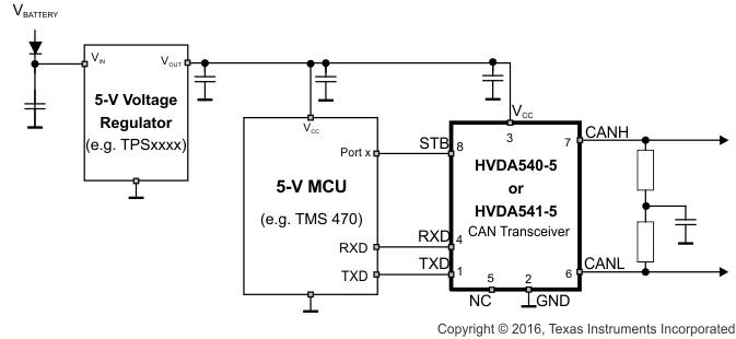 SN65HVDA540-Q1 SN65HVDA541-Q1 SN65HVDA542-Q1 SN65HVDA540-5-Q1 SN65HVDA541-5-Q1 SN65HVDA542-5-Q1 appdiag_lowpwrmode_541_5_lls804.gif