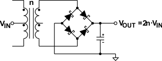 ISO7741TA-Q1 ISO7741TB-Q1 Bridge Rectifier Without Center-Tapped Secondary Performs Voltage Doubling