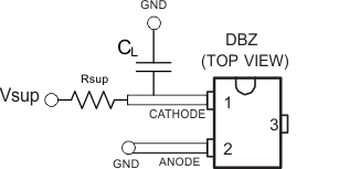 LM4040A LM4040B LM4040C LM4040D DBZ Layout example