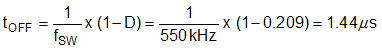 TPS92518-Q1 TPS92518_Example_toff.gif