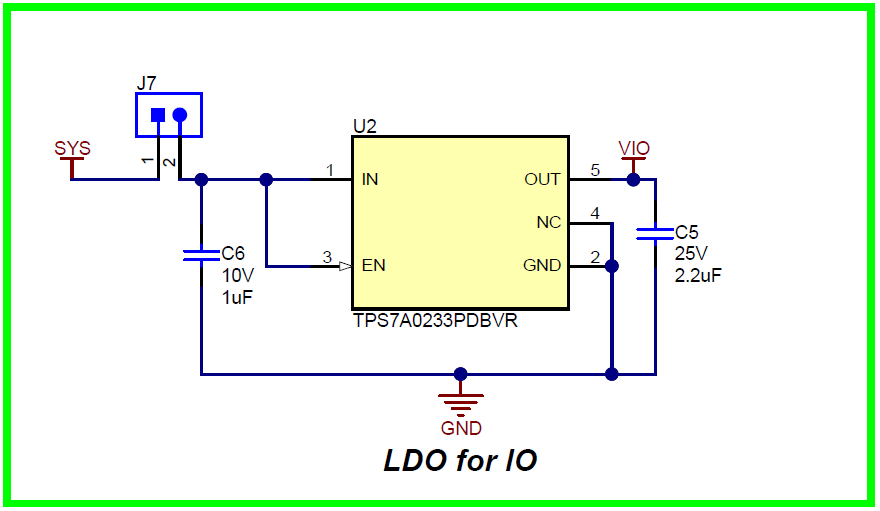 BQ25186EVM LDO for Other Peripherals