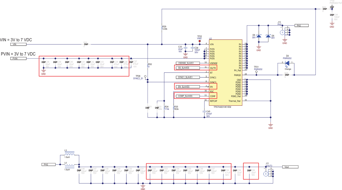 TPS7H4001QEVM-CVAL TPS7H4001-SP tps7h4001qevm-cval-schematic-02-slave1-pol2-at-u2-slvaet6.gif