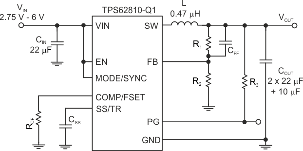 TPS62810-Q1 TPS62811-Q1 TPS62812-Q1 TPS62813-Q1 TPS62825, TPS62826 TPS62827 TPS62824A TPS62825A TPS62826A TPS62827A fig2a.gif