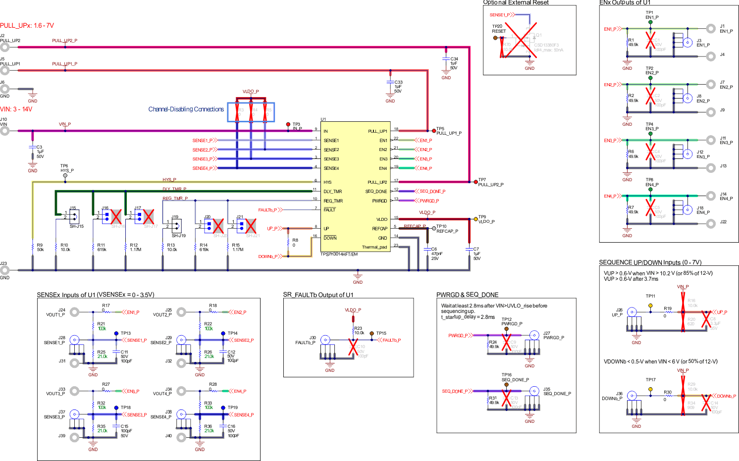 TPS7H3014-SP TPS7H3014-SP EVM Schematic for DSEE Testing