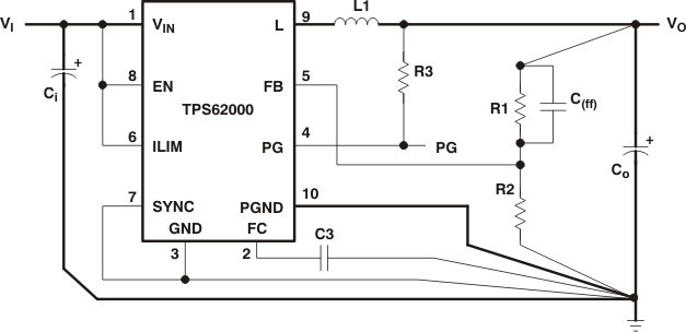 TPS62000 TPS62001 TPS62002 TPS62003 TPS62004 TPS62005 TPS62006 TPS62007 TPS62008 layout_lvs294.gif