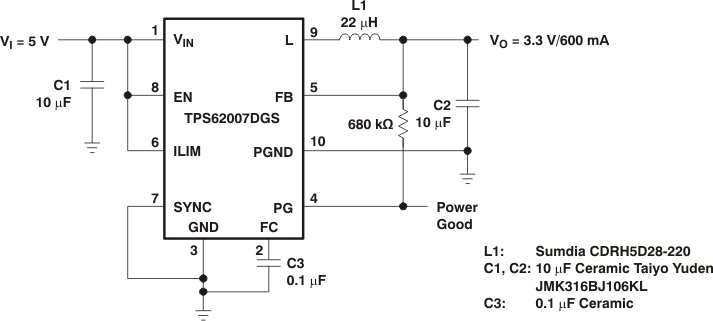 TPS62000 TPS62001 TPS62002 TPS62003 TPS62004 TPS62005 TPS62006 TPS62007 TPS62008 standard_lvs294.gif