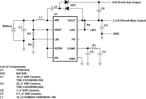 TPS61010 TPS61011 TPS61012 TPS61013 TPS61014 TPS61015 TPS61016 ai_powersup_LVS314.gif