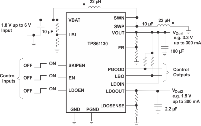 TPS61130 TPS61131 TPS61132 page1_cir_LVS431.gif