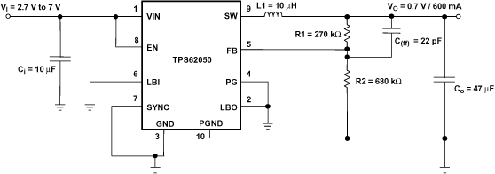 TPS62050 TPS62051 TPS62052 TPS62054 TPS62056 ai_converter_lvs432.gif