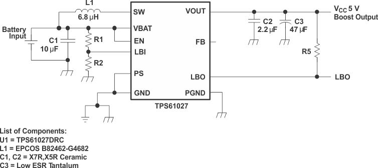 TPS61020 TPS61024 TPS61025 TPS61026 TPS61027 TPS61028 TPS61029 ai_dual_cell_lvs451.gif