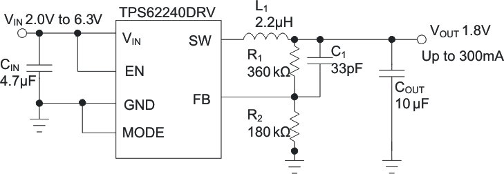 TPS62240 TPS62242 TPS62243 adj_18_ai_lvs762.gif