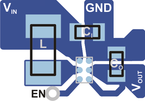 TPS61240 TPS61241 layout1_lvs806.gif