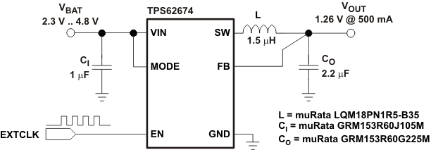 TPS62671 TPS62672 TPS62674 TPS62675 TPS626751 TPS626765 TPS62679 app1_cir_lvs952.gif