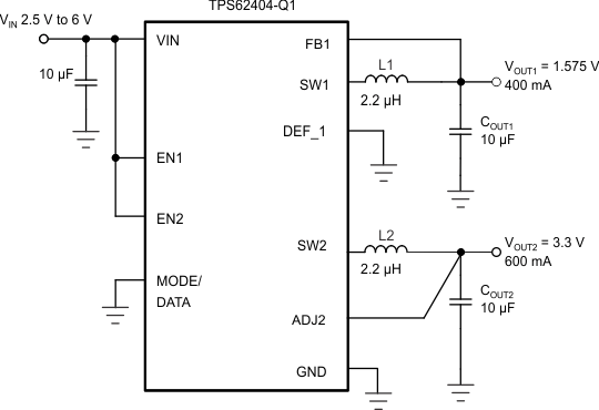 TPS62400-Q1 TPS62402-Q1 TPS62404-Q1 TPS62405-Q1 app_sch_SLVSA67.gif