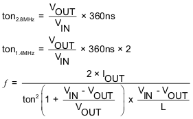 TPS62090 TPS62091 TPS62092 TPS62093 eq_ton_slvsaw2.gif