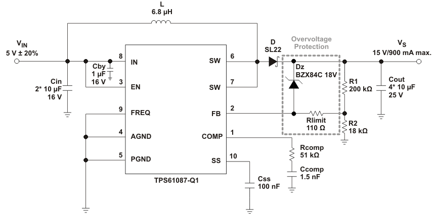 TPS61087-Q1 typ_app2_lvsb50.gif