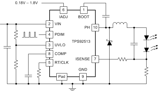 TPS92513 TPS92513HV front_sch_slvscx6.gif