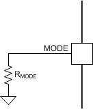 DRV8873 drv8873-q1_mode-pin_connection-to-100-kohm-plus-minus-5-percent-to-gnd.gif