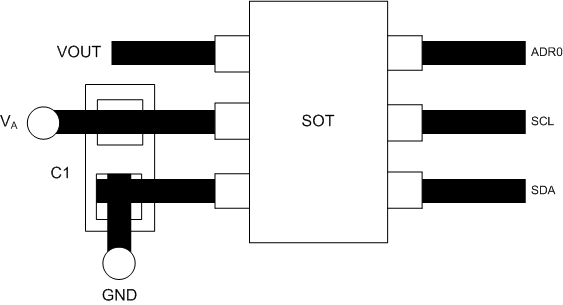 DAC081C081 DAC081C085 layout_example_SNAS449.gif