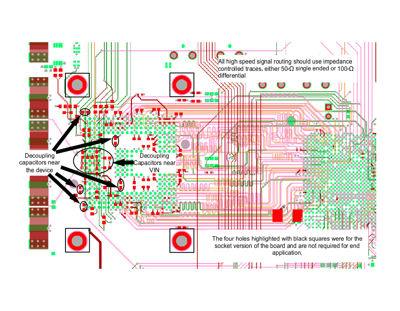 ADC12D1800RF layout_example_1_bottom_snas518.gif