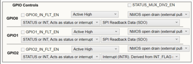 LMK5C33216AEVM GPIO Page