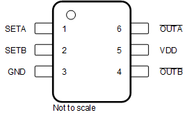 TMP390-Q1 Pin Diagram