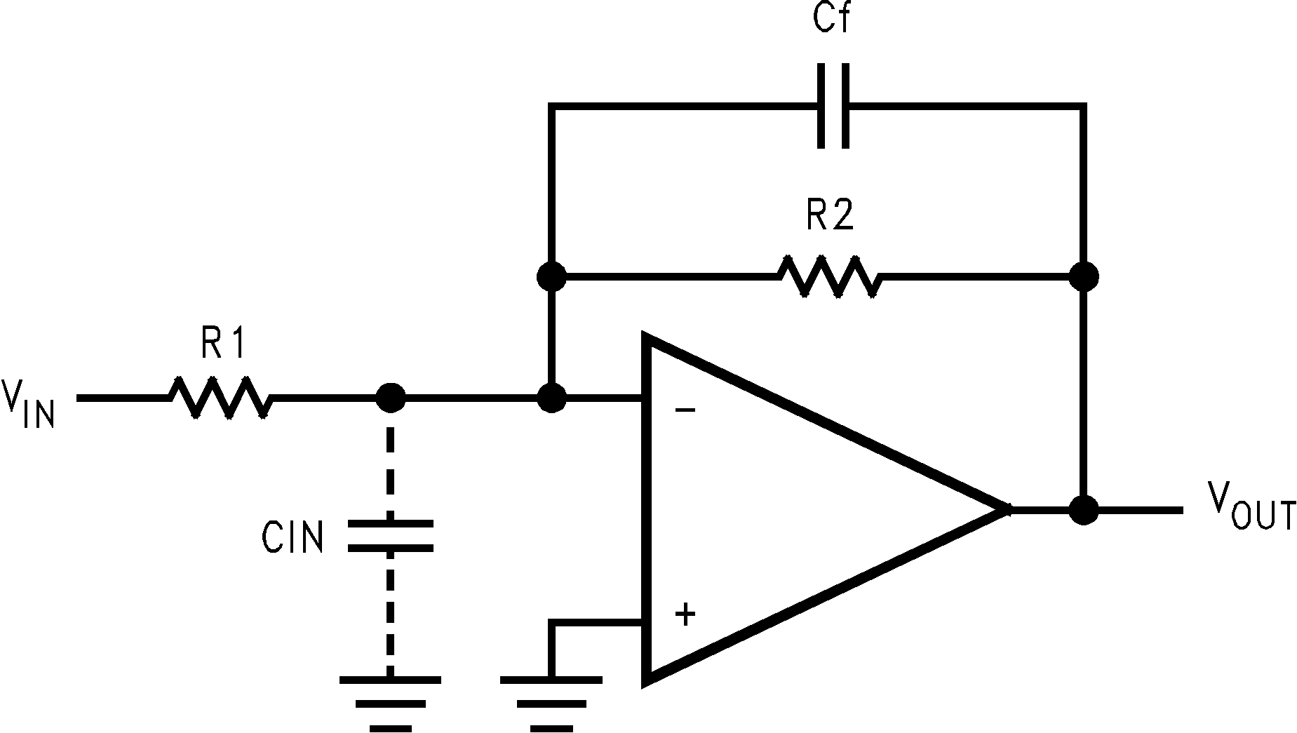 LMC7111 Canceling the Effect of Input
                    Capacitance