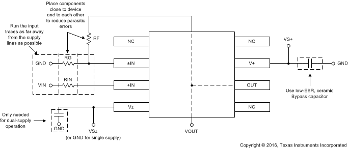 LM7301 Operation_Amplifier_Board_SNOS879I.gif