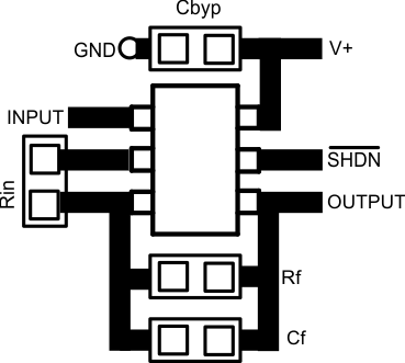 LMV601 LMV602 LMV604 layout_sot23_6.gif