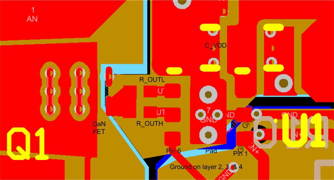 LMG1025-Q1 Layout.gif