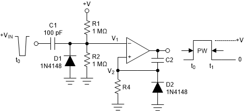 TLV4H290-SEP TLV4H390-SEP One-Shot Multivibrator