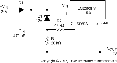 LM2590HV undervoltage_lockout_with_hysteresis_snvs084.gif