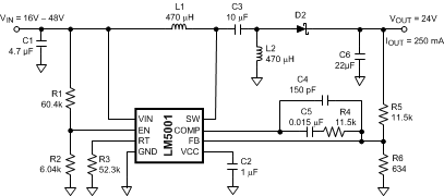 LM5001 LM5001-Q1 20215716.gif