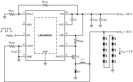 LM3409 LM3409-Q1 LM3409HV LM3409HV-Q1 30085618.gif