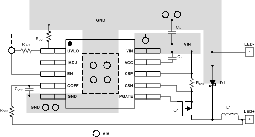 LM3409 LM3409-Q1 LM3409HV LM3409HV-Q1 snvs602_layout.gif