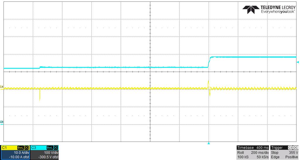 PMP23338 PFC starts up at 230 VAC,
                        no load